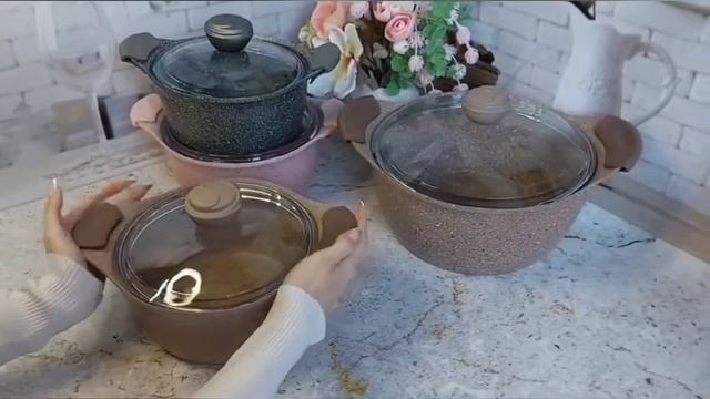 Кастрюли из литого алюминия OMS (Турция), арт.oms 3120 смотреть онлайн