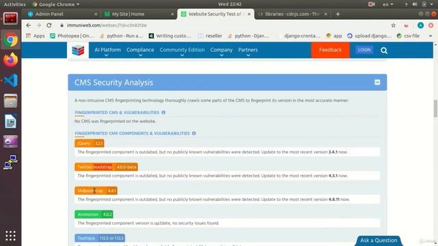 Security For Front | Python and Django