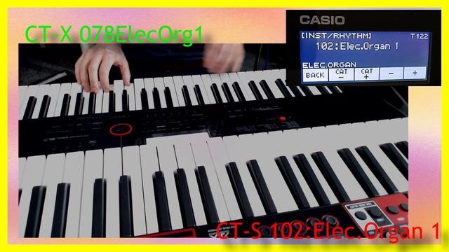 02: CASIOTONE CT-S1000V - CTX TONE COMPARISON