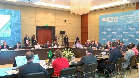 Заявления Сергея Лаврова в ходе встречи с шерпами лидеров стран - участниц БРИКС