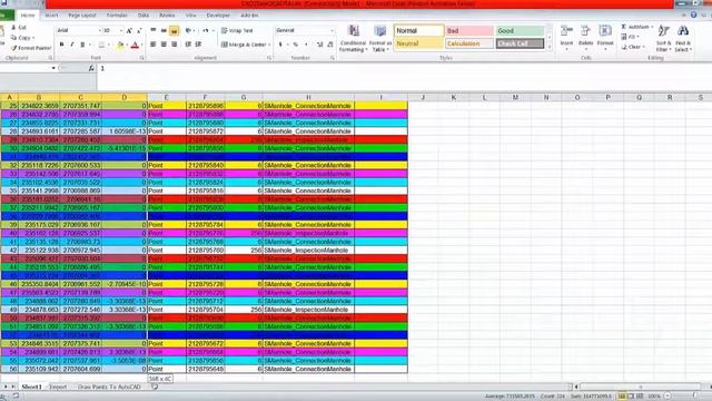 AutoCAD to excel, excel to Autocad all - extract coordinates from Autocad смотреть онлайн