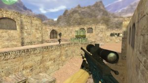 Играю в контр-страйк 1.6 со скинами