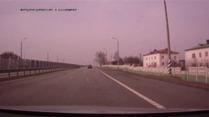 Вся трасса М1 Москва-Минск-Брест за 35 мин.СО ЗВУКОМ! Moscow - Brest by Car (16Х) Real road sound