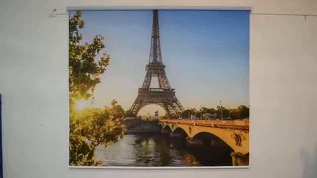 Рулонные жалюзи с фотопечатью "Париж"