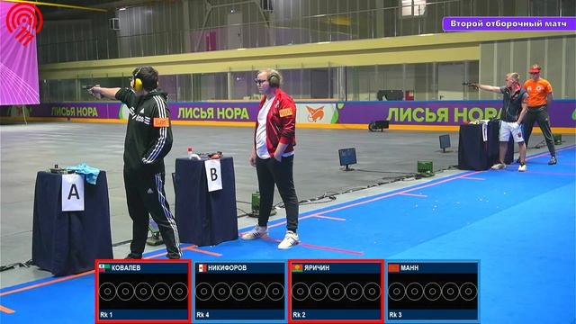 25м. Скорострельный малокалиберный пистолет, юниоры (09.06.2023) смотреть онлайн