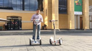 Тест драйв сигвей гироскутер Airwheel S3 и S3T в Новосибирске!