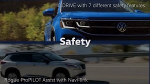 The 2022 Volkswagen Taos vs. the 2022 Nissan Rouge