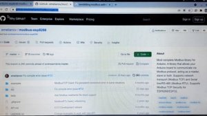 ESP8266 Modbus RTU communication with Energy meter EM6400NG