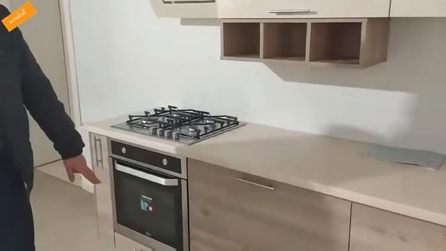 Кухня Руна Латте Глянец и Дуб Дымчастый смотреть онлайн