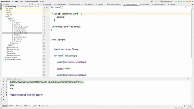 Lateinit & Lazy + Getter & Setter in Kotlin with example | Kotlin Basics for beginners | Part 10
