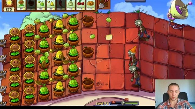 Plants VS Zombie - Растения против зомби  (Внезапный босс на крыше!!!) #FINAL