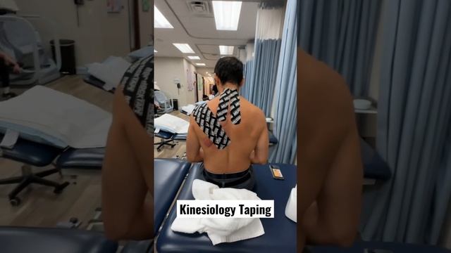 Kinesiology taping for back pain #physicaltherapy #physiotherapy #kinesiotaping #backpain