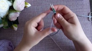 Повязка спицами для девочки/повязка с бантом