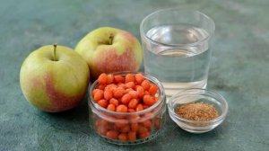 Яблочно облепиховый сок