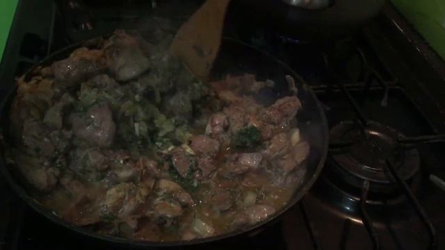 Сочная куриная печень!
