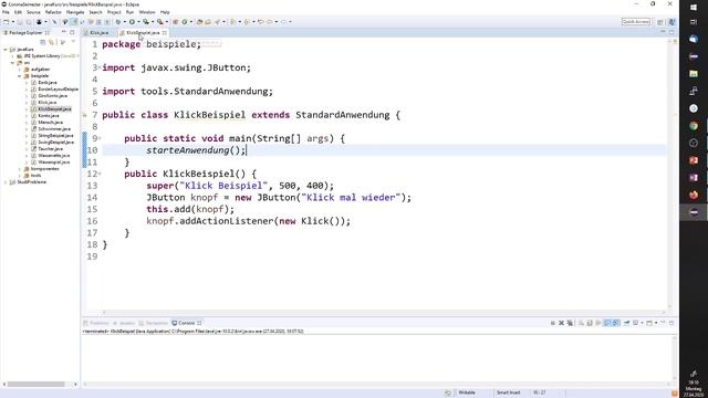 Java Kurs 1.10 Events und Listener смотреть онлайн