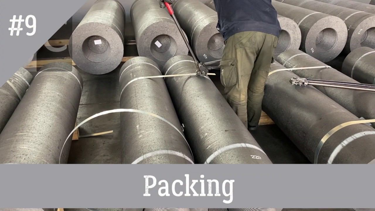 Упаковка графитированных электродов. Graphite Electrodes Packing.