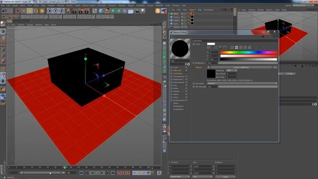 69. Видеоурок по After Effects&Cinema 4D: Как использовать анимированную текстуру (секвенцию) из AE
