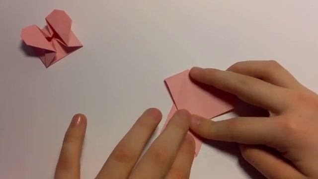 Origami love heart box/ Оригами коробочка сердечко♡
