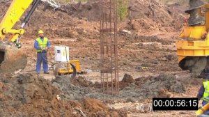 Буронабивная свая CFA монтаж каркаса г.Тула