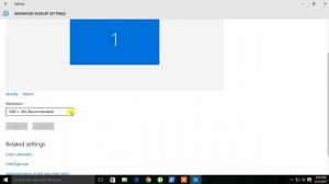 How to check & adjust screen resolution in windows 10