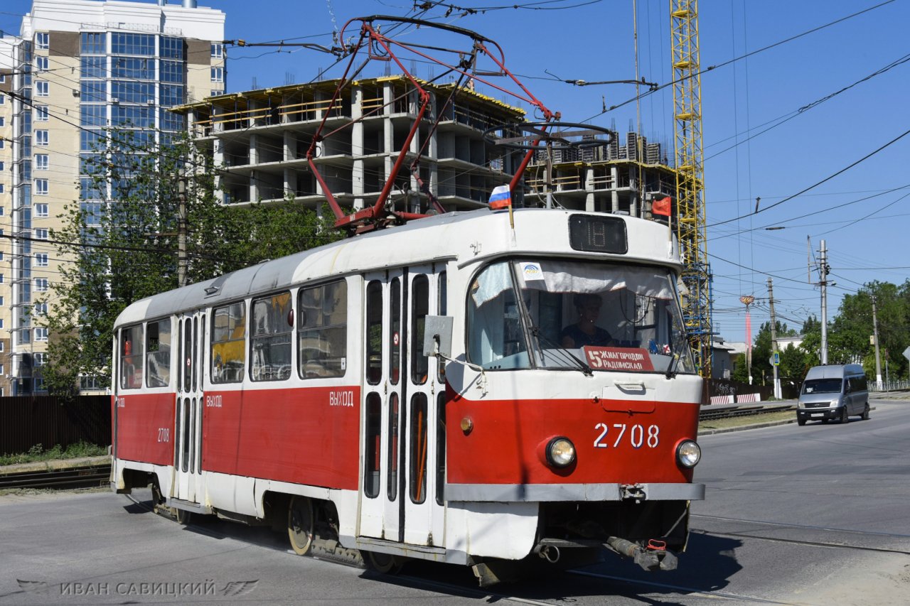 Волгоградские трамваи Tatra T3SU и Tatra T6B5SU