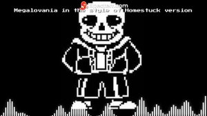 Megalovania in the style of homestuck version