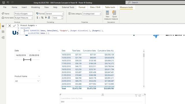 Using ALLSELECTED - DAX Formula Concepts In Power BI [2022 Update]