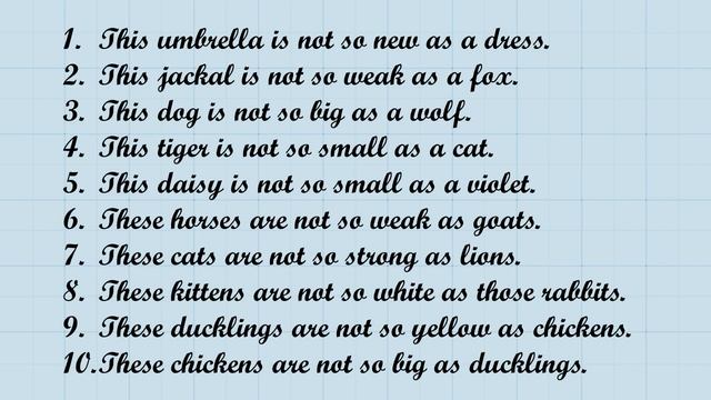 Английский с нуля. (17 урок, 3 часть) Сравнительный оборот not so…. as... (не такой….. как….) смотреть онлайн