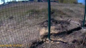 Установка забора. Бурение и бетонирование столбов. 03 часть.