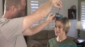 How to cut CHILDRENS Hair Tutorial - Kids Bangs, Layers, and One-Length Cuts