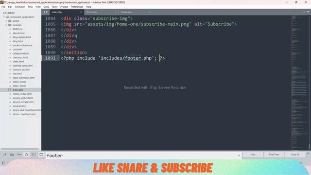 HTML PHP & MySQL Website - Part-1