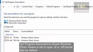 How to open pictures with Windows Photo Viewer in Windows 10 (.jpg, .jpeg, .png, .tif, .tiff files)