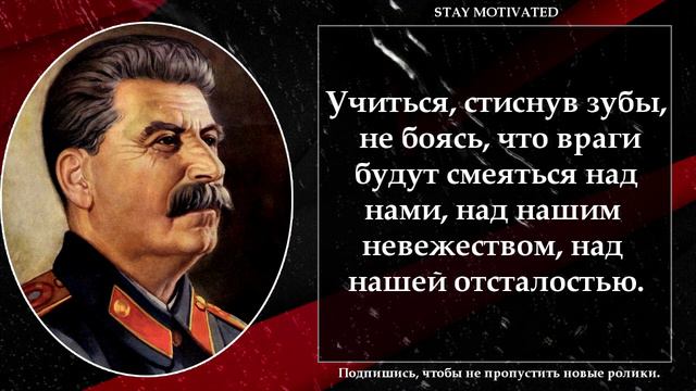 От этих слов мурашки по коже...Сталин: цитаты, афоризмы и мудрые мысли о жизни, людях и политике.