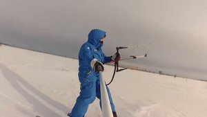 Сноубод кайтинг монопод