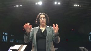 Karen Siegel Conducting "Don't Follow Don't Fall" (Ayanna Woods, C4)