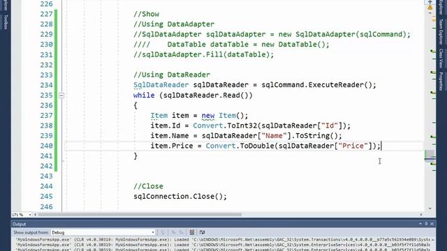 C# Bangla Tutorial  batch-6 part-34 Data Reader