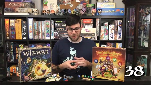 90 Second Nerd Board Game Review: Wiz-War vs Five Seals of Magic смотреть онлайн