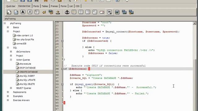 PHP and MySQL Tutorial For Beginners - Creating A MySQL Database -LEC #23