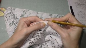 Салфетка #9 _Новогодняя сказка_. 6 часть МК 28-30 ряд.