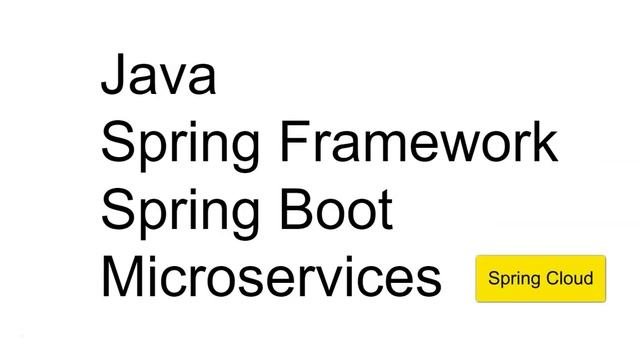 Java Spring Boot Microservices - Course Overview