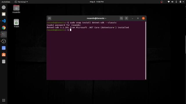 Installing DotNet Core Sdk 3.1 On Ubuntu 20.04 (Trial & Error) смотреть онлайн