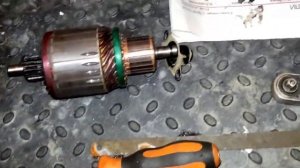 Стартер с VW Passat b3 diesel | 17755N Wai Global | Чистка и смазка