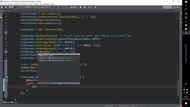 Java Swing - 06 - JtextField ve keyEvent kullanımı смотреть онлайн