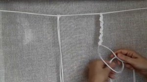 Макраме, петля для шторы.