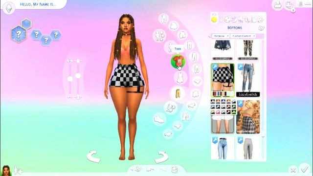 The Sims 4: CAS |MILANI JAMES + FULL CC LIST смотреть онлайн