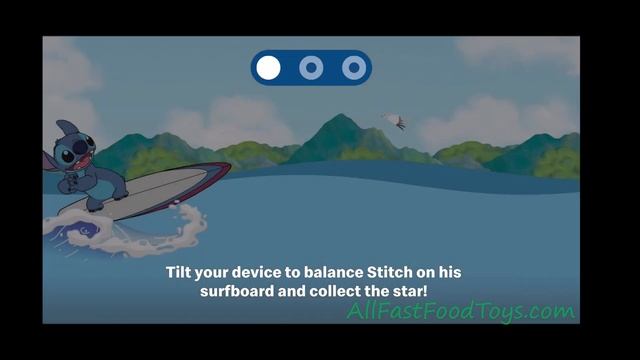 DISNEY STITCH HAPPY MEAL TOYS APP GAME McDONALD'S SURFING STITCH CAJITA FELIZ JUGUETES 2022 REVIEW смотреть онлайн