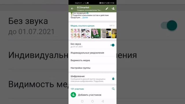 Как отключить уведомления в чате WhatsApp и загрузку картинок в галерею телефона