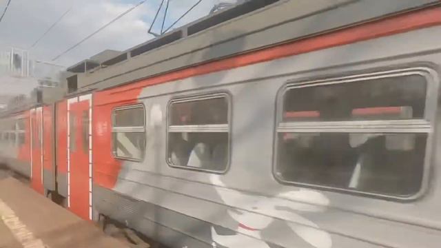 Электропоезд ЭД4М-0390 «РЭКС» Москва - Болшево смотреть онлайн