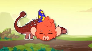 Club Baboo | Dino puzzle! | Where does the stegosaurus piece go? | Dino fun for kids!